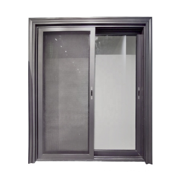 WANJIA Double glazing sliding doors with screen mesh